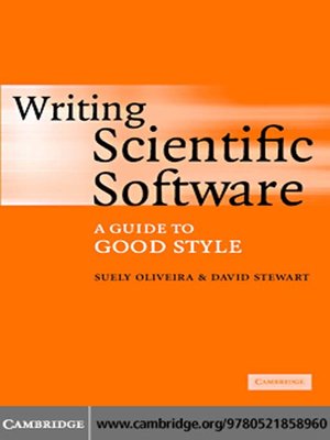 cover image of Writing Scientific Software